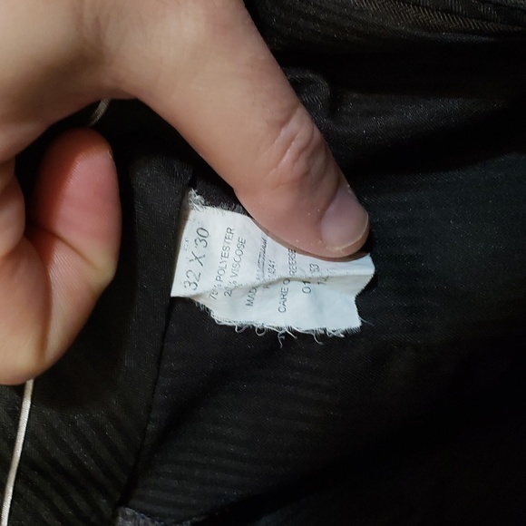 Louis Raphael Tailored Dress Pants Charcoal - Picture 4 of 4